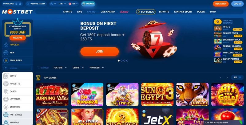 Əsas Mostbet saytının icmalı